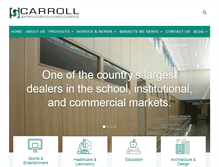 Tablet Screenshot of carrollseating.com